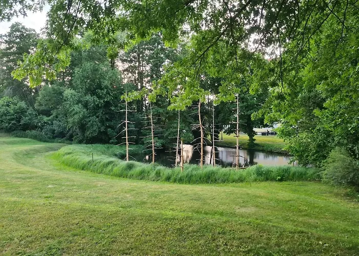 別荘 In With A Terrace Lübben