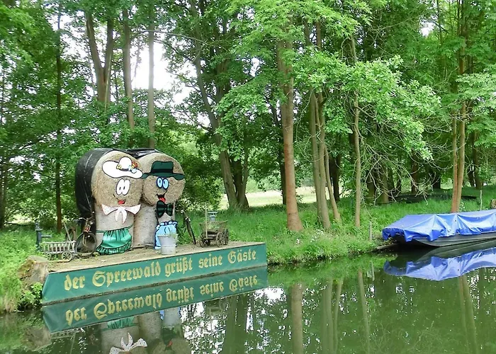 別荘 In With A Terrace Lübben